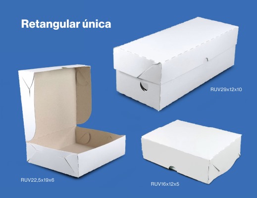 📦 Caixa Retangular Única (Conjugada) | Reflopack